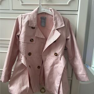 Girls Trench Coat in perfect condition, Light Pink 4T